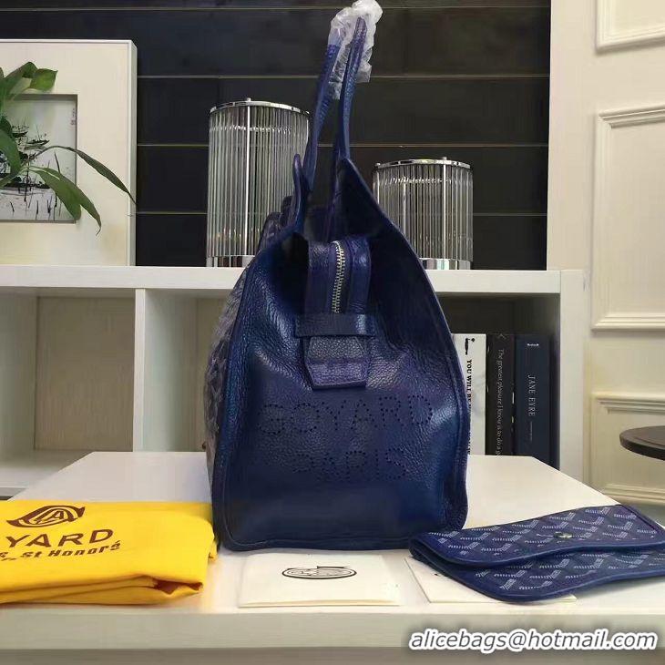 Practical Cheap Goyard Sac Hardy Tote Bag 8954 Dark Blue