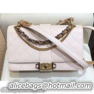 Popular Style Chanel Calfskin Medium Flap Bag A57578 Beige 2018