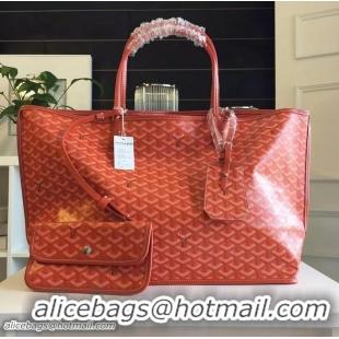 Hot Sale Goyard Latest Style Anjou Reversible Bag GM 2398 Orange