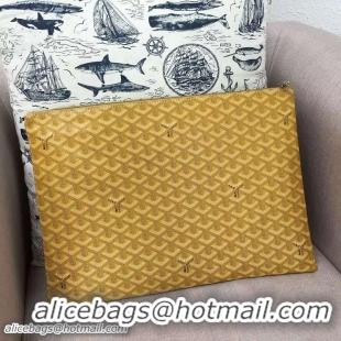 Cheapest Design Goyard Ipad Bag GM 020113 Yellow