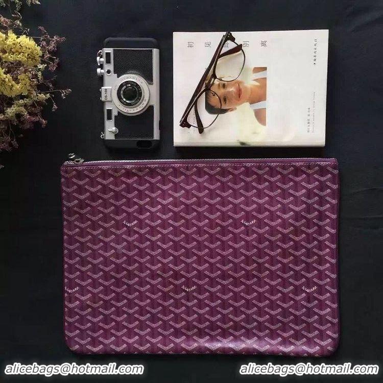 Hot Sell Goyard New Design Ipad Bag Small Size PM 020113 Purple