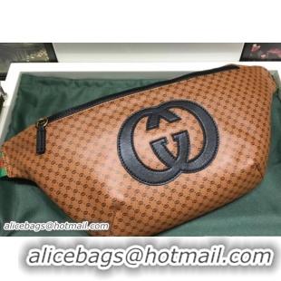 Stylish Gucci GG Leather Gucci-Dapper Dan Belt Bag 536416 Brown 2018