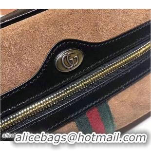 Good Product Gucci Ophidia Suede Small Belt Bag 517076 Brown