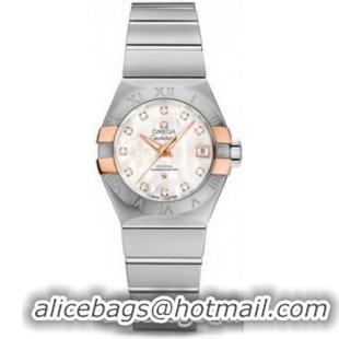 Omega Constellation Brushed Chronometer Watch 158625L