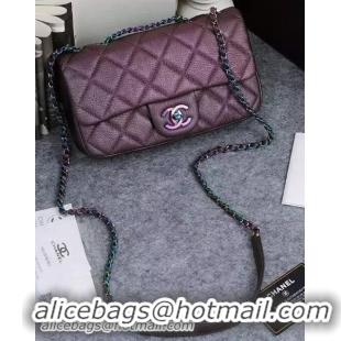Classic Specials Chanel Classic Flap Bags Original Leather CF1112 Purple