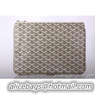Best Price 2014 Goyard New Design Ipad Bag Small Size 020113 Grey