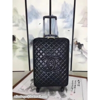 Top Quality Chanel Travel Luggage 17719 Black