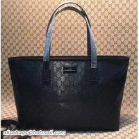 Inexpensive Gucci GG Supreme Canvas Tote Bags 211137 Black