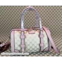 Purchase Gucci GG Canvas Classic Tote Bag 387601 Light Pink