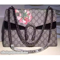 Buy Cheap Gucci Dionysus Blooms Medium Shoulder Bag 421970 Black