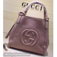 Free Shipping Cheap Gucci Soho Leather Shoulder Bag 336751 Apricot