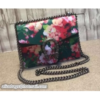 Latest Style Gucci Dionysus Blooms Original Leather Shoulder Bag 421970 Green