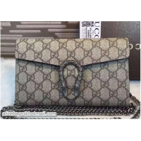 Expensive Gucci Dionysus Mini Chain Wallet Bag 401231 GG Supreme Red