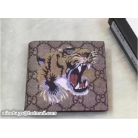 Best Product Gucci GG Supreme Wallet 451268 Tiger 2016