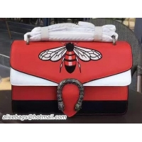 Cheap Price Gucci mini Dionysus Shoulder Bag 400249 Red&White&Black