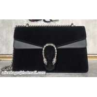 Luxury Gucci Dionysus Suede Shoulder Bag 403348 Black
