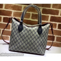 Pretty Style Gucci GG Supreme Small Top Handle Tote Bag 429147 Blue