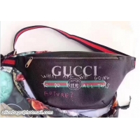 Classic Gucci Coco Capitán Vintage Logo Belt Bag 493869 Black 2017