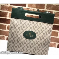 Good Looking Gucci Soft GG Supreme Tote Bag 463491 Green 2017