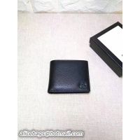 Unique Discount Gucci Calfskin Leather Bi-fold Wallet 473922 Black