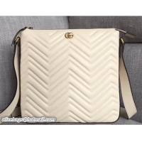 Durable Gucci GG Marmont Messenger Bag 523369 White 2018