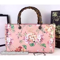 Hot Style Gucci Bamboo GG Supreme Shopper Tote Bag 323660 Pink