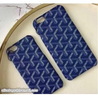 Chic Discount Goyard iPhone Case GD890 Blue