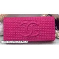 Chanel Matelasse Bi-Fold Wallet Calfskin Leather CHA6603 Rose