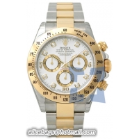 Rolex Daytona Series Stainless Steel and 18k Gold Mens Wristwatch 116523WD