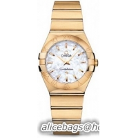Omega Constellation Brushed Quarz Small Watch 158628P