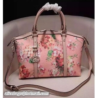 Best Price Gucci Blooms Canva Medium Top Handle Bag 341503 Rose