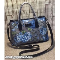 Top Quality Discount GUCCI GG Supreme Blooms Tote Bag 429019 Blue
