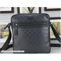 Hot Style Gucci GG Supreme Canvas Messenger Bag 201448 Gray