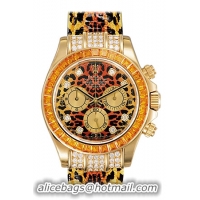 Rolex Daytona Series Chronograph Leopard Automatic Mens Watch 116598-SE
