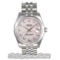 Rolex Datejust Series Unisex Automatic Midsize Wristwatch 178274-PMDJ