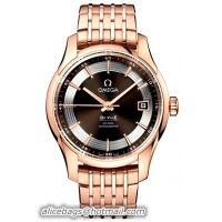 Omega De Ville Hour Vision 18k Rose Gold Mens Wristwatch 431.60.41.21.13.001Omega De Ville Hour Vision 18k Rose Gold Men