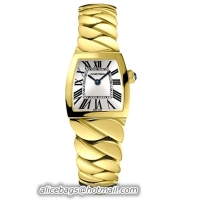 Cartier La Dona Small Series 18k Yellow Gold Ladies Swiss Quartz Wristwatch-W640020H