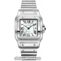 Cartier Santos Stainless Steel Mens Automatic Wristwatch-W20055D6