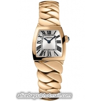 Cartier La Dona Small Series 18k Rose Gold Ladies Swiss Quartz Wristwatch-W640030I