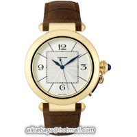 Cartier Pasha Beautiful 18k Yellow Gold Mens Automatic Wristwatch-W3019551