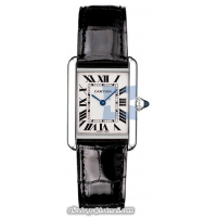 Cartier Tank Louis Fashionable 18k White Gold Ladies Swiss Quartz Wristwatch-W1541056