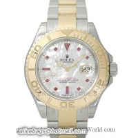 Rolex Yachtmaster 18k & SS RX186
