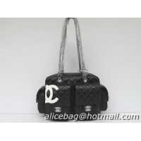 Chanel Cambon Multipocket Bag 25173 Black