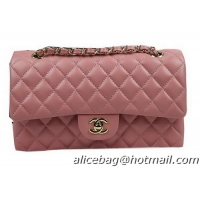 Unique Chanel 2.55 Series Bags Pink Original Leather CFA1112 Gold
