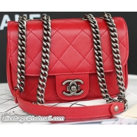 Chanel mini Classic Flap Bags Original Leather A94773 Red