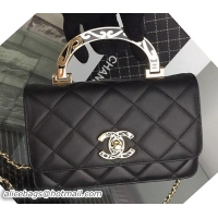 Cheapest Chanel Classic Flap Bag Lambskin Leather CHA4739 Black