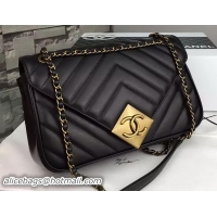 Generous Chanel Flap Bag Original Sheepskin Leather A57353 Black
