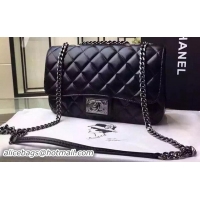 Generous Chanel Classic Flap Bag Original Calfskin Leather A92760 Black