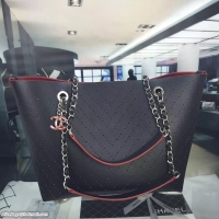 Best Fashion Chanel Summer Shopping Bag Caviar Original Leather A90120 Black