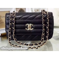 Discount Fashion Chanel Flap Bag Sheepskin Leather A93229 Black